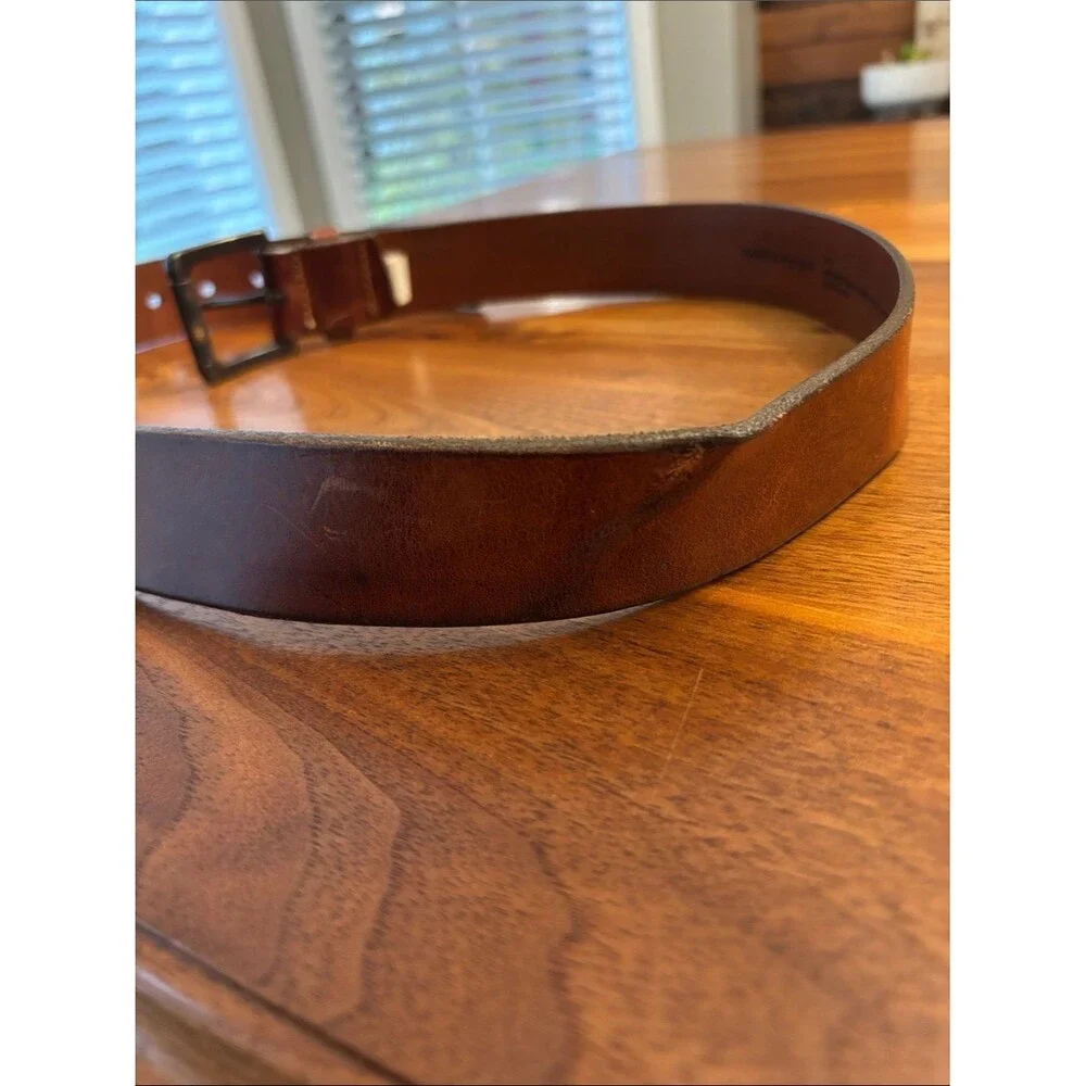 Banana Republic Brown Leather Belt Size 36”